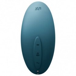 SATISFYER VULVA LOVER 2 ESTIMULADOR Y VIBRADOR - AZUL