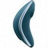 SATISFACTOR - AMANTE DE LA VULVA 1 ESTIMULADOR Y VIBRADOR DE PULSOS DE AIRE AZUL