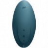SATISFACTOR - AMANTE DE LA VULVA 1 ESTIMULADOR Y VIBRADOR DE PULSOS DE AIRE AZUL