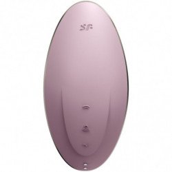 SATISFACTOR - AMANTE DE LA VULVA 1 ESTIMULADOR Y VIBRADOR DE PULSOS DE AIRE VIOLETA