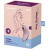 SATISFACTOR - AMANTE DE LA VULVA 1 ESTIMULADOR Y VIBRADOR DE PULSOS DE AIRE VIOLETA