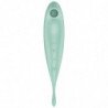 SATISFYER TWIRLING PRO+ ESTIMULADOR Y VIBRADOR - VERDE