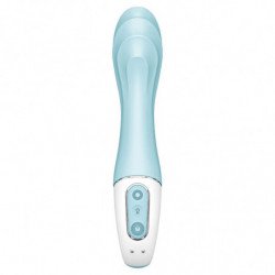 SATISFYER AIR PUMP VIBRATOR 5+ VIBRADOR PUNTO G INFLABLE - AZUL