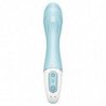 SATISFYER AIR PUMP VIBRATOR 5+ VIBRADOR PUNTO G INFLABLE - AZUL