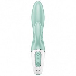 SATISFYER AIR PUMP BUNNY 5+ VIBRADOR RABBIT INFLABLE - VERDE