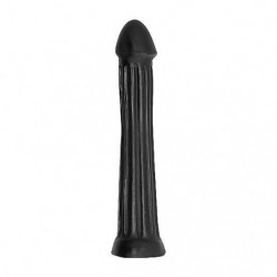 ALL BLACK - DILDO CON ENCHUFE DE 31 CM