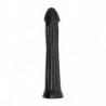 ALL BLACK - DILDO CON ENCHUFE DE 31 CM