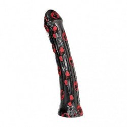 ALL BLACK PLUG DILDO 31CM