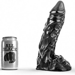 ALL BLACK - DILDO DE 23 CM