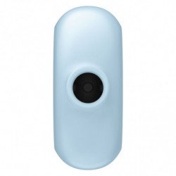 SATISFACTOR - PRO TO GO 3 ESTIMULADOR Y VIBRADOR DE DOBLE PULSO DE AIRE AZUL