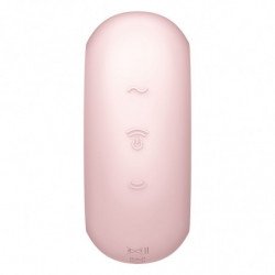 SATISFYER PRO TO GO 3 ESTIMULADOR Y VIBRADOR DOBLE - ROSA