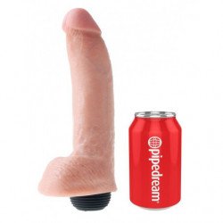 KING COCK PENE REALISTICO EYACULADOR NATURAL 22.86CM