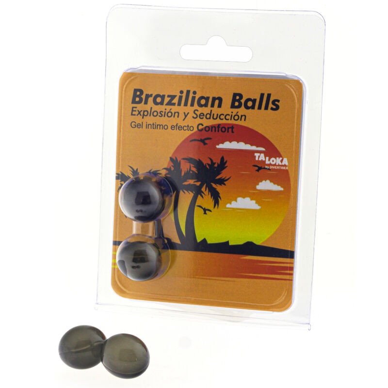 TALOKA - 2 BOLAS BRASILEÑAS CON EFECTO CONFORT Y GEL EXCITANTE