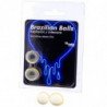 TALOKA - 2 BOLAS BRASILEÑAS CON EFECTO FRÍO Y VIBRACIÓN, GEL EXCITANTE