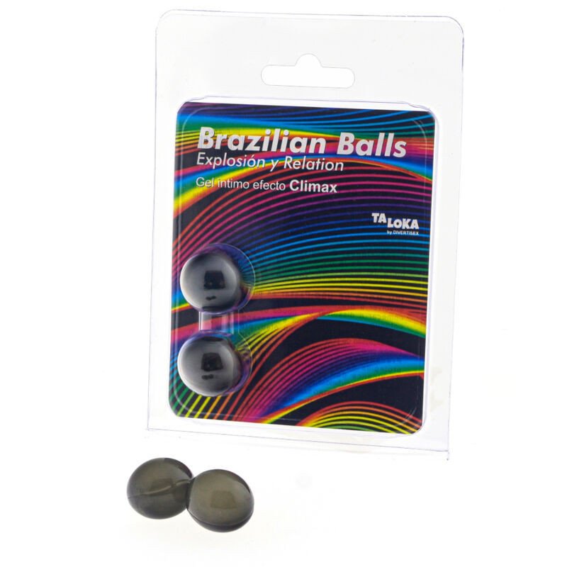TALOKA - 2 BOLAS BRASILEÑAS EFECTO CLÍMAX GEL EXCITANTE