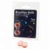 TALOKA - 2 BOLAS BRASILEÑAS CON EFECTO VIBRATORIO Y GEL EXCITANTE