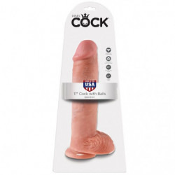 KING COCK - 11 DILDO FLESH...
