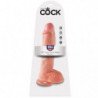 KING COCK 10" PENE REALISTICO NATURAL 26.5 CM