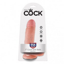 KING COCK - 7 DILDO FLESH...