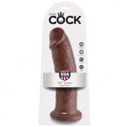 KING COCK - 10 DILDO BROWN...