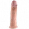 KING COCK - 10 DILDOS DE CARNE DE 25,4 CM