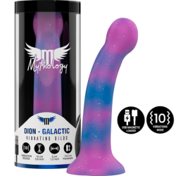 MITOLOGÍA - DILDO GALÁCTICO DION S - VIBRADOR COMPATIBLE CON TECNOLOGÍA INALÁMBRICA WATCHME