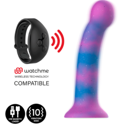 MITOLOGÍA - DILDO GALÁCTICO DION S - VIBRADOR COMPATIBLE CON TECNOLOGÍA INALÁMBRICA WATCHME