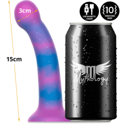 MYTHOLOGY - DILDO GALÁCTICO DION S - VIBRADOR COMPATIBLE CON TECNOLOGÍA INALÁMBRICA WATCHME