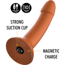 MYTHOLOGY - DILDO RUNE ROYAL M - VIBRADOR COMPATIBLE CON TECNOLOGÍA INALÁMBRICA WATCHME