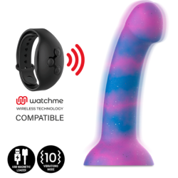 MITOLOGÍA - DILDO GALÁCTICO DION M - VIBRADOR COMPATIBLE CON TECNOLOGÍA INALÁMBRICA WATCHME