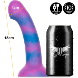 MITOLOGÍA - DILDO GALÁCTICO DION M - VIBRADOR COMPATIBLE CON TECNOLOGÍA INALÁMBRICA WATCHME