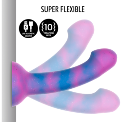 MITOLOGÍA - DILDO GALÁCTICO DION M - VIBRADOR COMPATIBLE CON TECNOLOGÍA INALÁMBRICA WATCHME