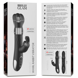 BRILLY GLAM - VIBRADOR Y ROTADOR MOEBIUS RABBIT + CONTROL REMOTO WATCHME