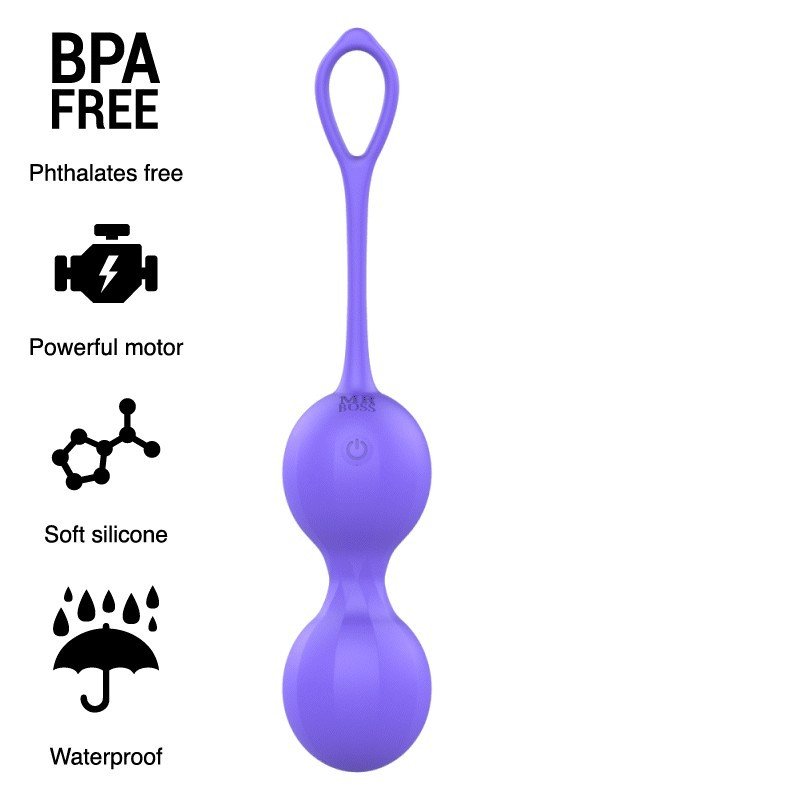 MR BOSS - PERLAS DE KEGEL VIBRATORIAS DUMAS CON CONTROL REMOTO