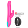 HAPPY LOKY - VIBRADOR Y ROTADOR PLUTO RABBIT + CONTROL REMOTO WATCHME