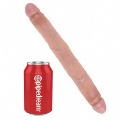 KING COCK - DILDO DOBLE DELGADO DE 30 CM