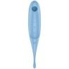 SATISFYER TWIRLING PRO ESTIMULADOR Y VIBRADOR - AZUL