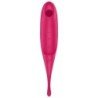 SATISFYER TWIRLING PRO ESTIMULADOR Y VIBRADOR - ROJO