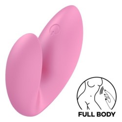 SATISFYER - VIBRADOR DE DEDOS LOVE RIOT ROSA