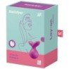 SATISFYER VIVA LA VULVA 3 VIBRADOR LAY-ON - VIOLETA