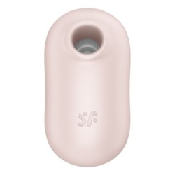 SATISFYER - PRO TO GO 2 ESTIMULADOR Y VIBRADOR DE DOBLE PULSO DE AIRE BEIGE