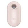 SATISFACTOR - PRO TO GO 2 ESTIMULADOR Y VIBRADOR DE DOBLE PULSO DE AIRE BEIGE