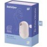 SATISFACTOR - PRO TO GO 2 ESTIMULADOR Y VIBRADOR DE DOBLE PULSO DE AIRE BEIGE
