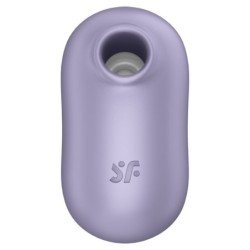 SATISFACTOR - PRO TO GO 2 ESTIMULADOR Y VIBRADOR DE DOBLE PULSO DE AIRE VIOLETA