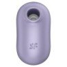 SATISFACTOR - PRO TO GO 2 ESTIMULADOR Y VIBRADOR DE DOBLE PULSO DE AIRE VIOLETA
