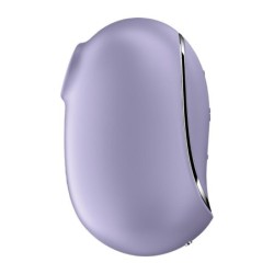 SATISFYER - PRO TO GO 2 ESTIMULADOR Y VIBRADOR DE DOBLE PULSO DE AIRE VIOLETA