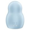 SATISFYER - PRO TO GO 1 ESTIMULADOR Y VIBRADOR DE DOBLE PULSO DE AIRE AZUL