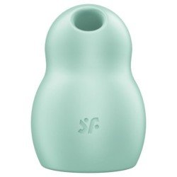 SATISFACTOR - PRO TO GO 1 ESTIMULADOR Y VIBRADOR DE DOBLE PULSO DE AIRE VERDE