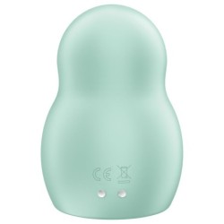 SATISFYER - PRO TO GO 1 ESTIMULADOR Y VIBRADOR DE DOBLE PULSO DE AIRE VERDE