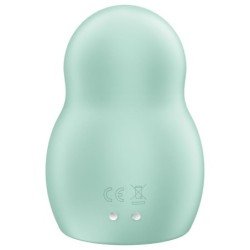 SATISFACTOR - PRO TO GO 1 ESTIMULADOR Y VIBRADOR DE DOBLE PULSO DE AIRE VERDE